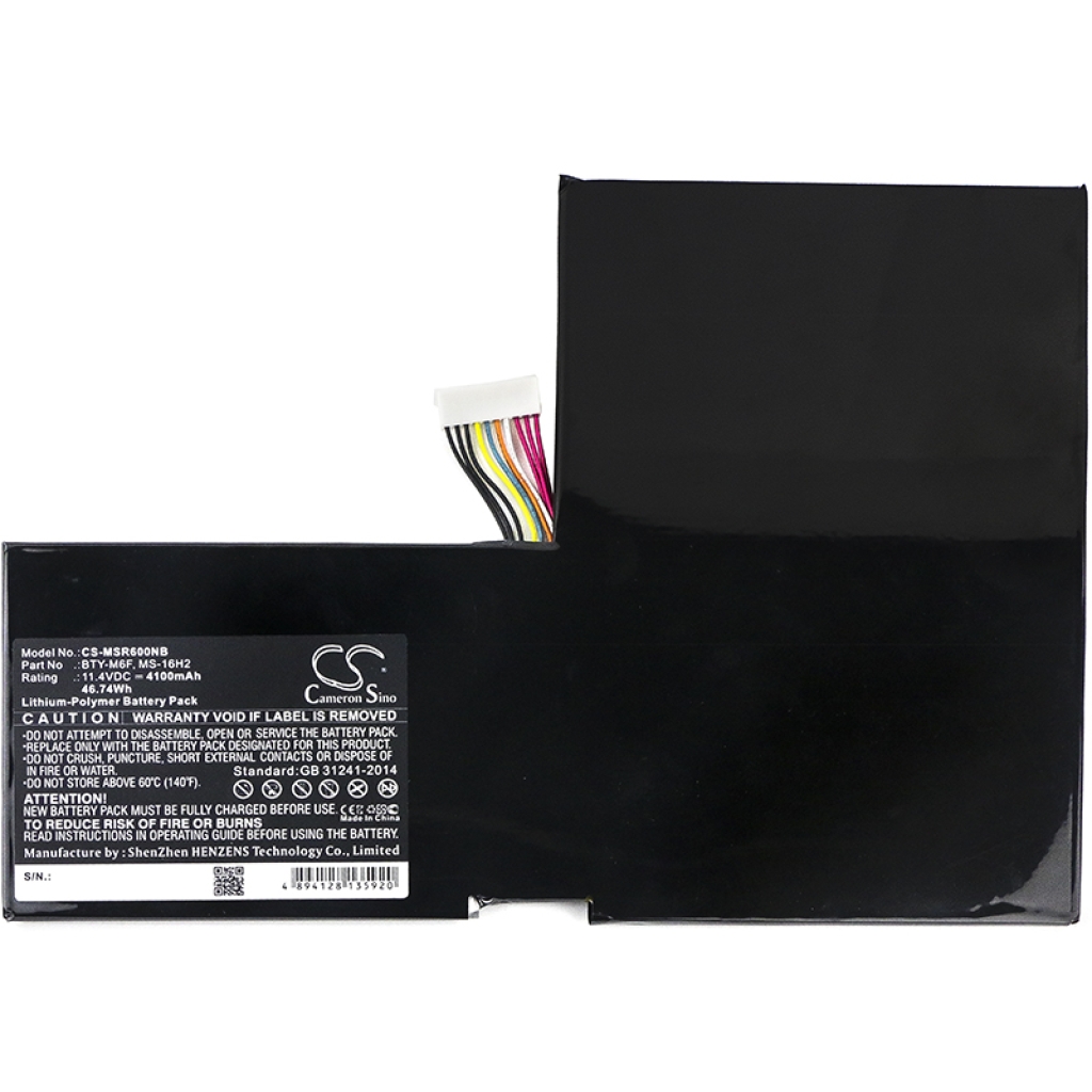 Bateria do notebooków MSI CS-MSR600NB