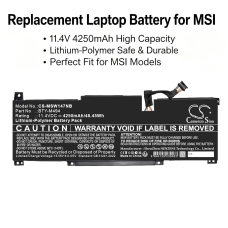Kompatybilna wymiana baterii za MSI BTY-M494