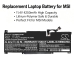 Bateria kompatybilny z MSI CS-MSW147NB