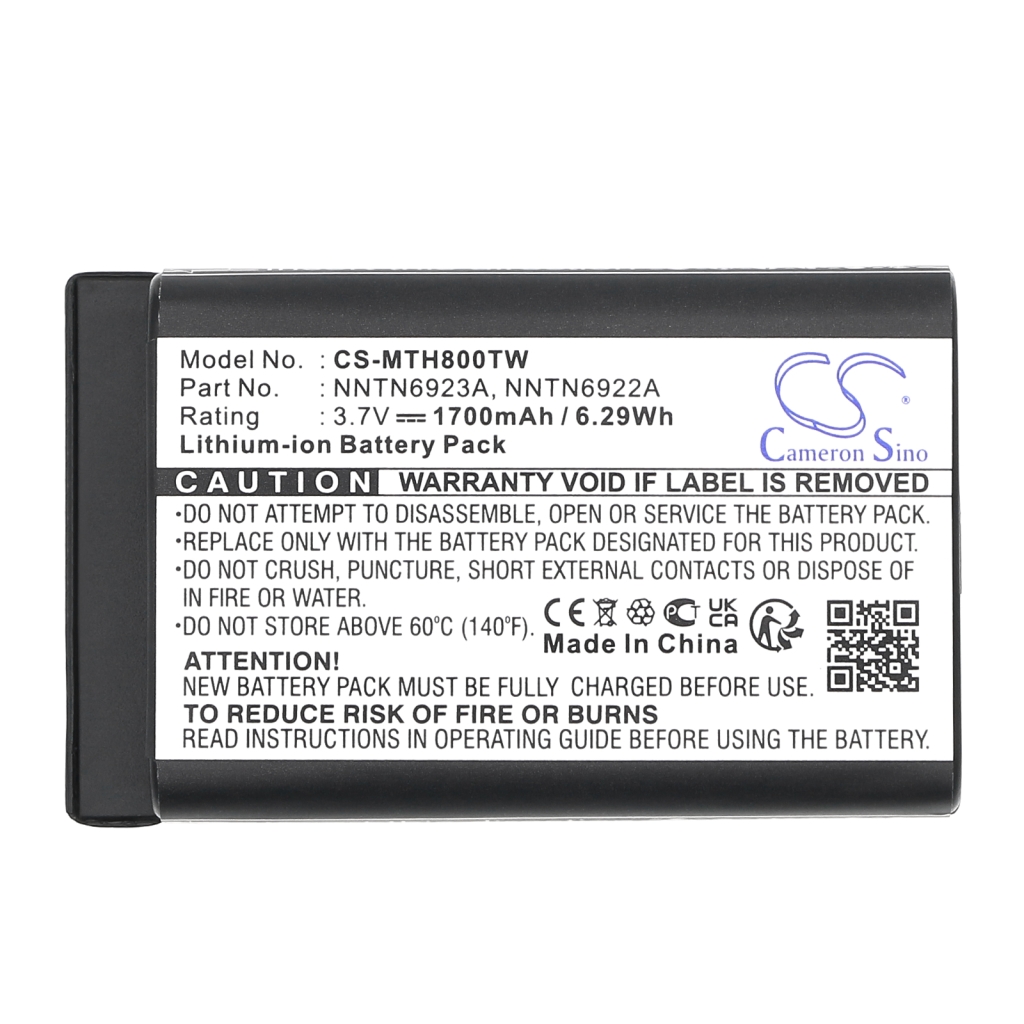 Battery for Motorola MTH800 CS-MTH800TW