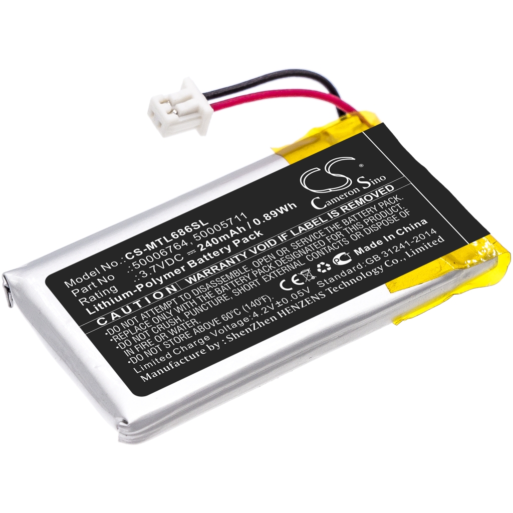 Baterie do bezprzewodowych słuchawek i zestawów słuchawkowych Mitel CS-MTL686SL