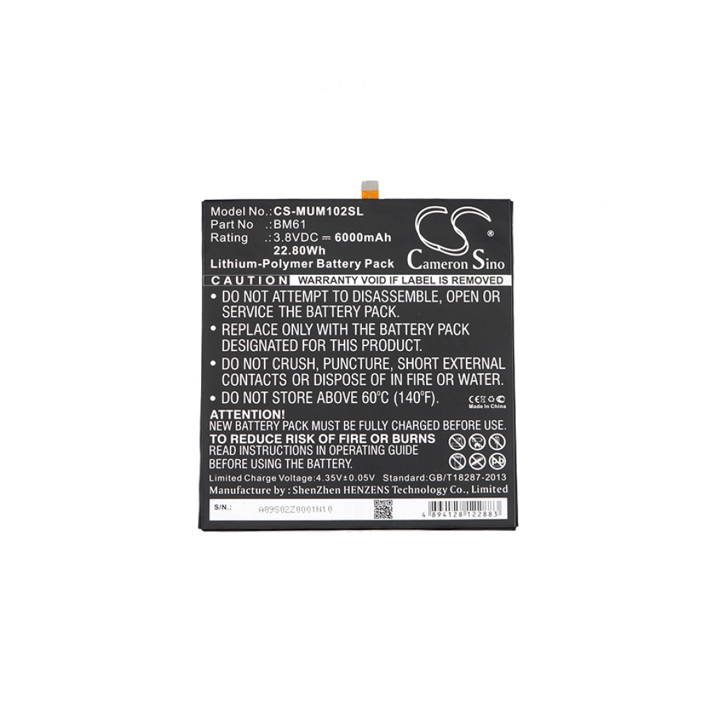 Battery Replaces BM61