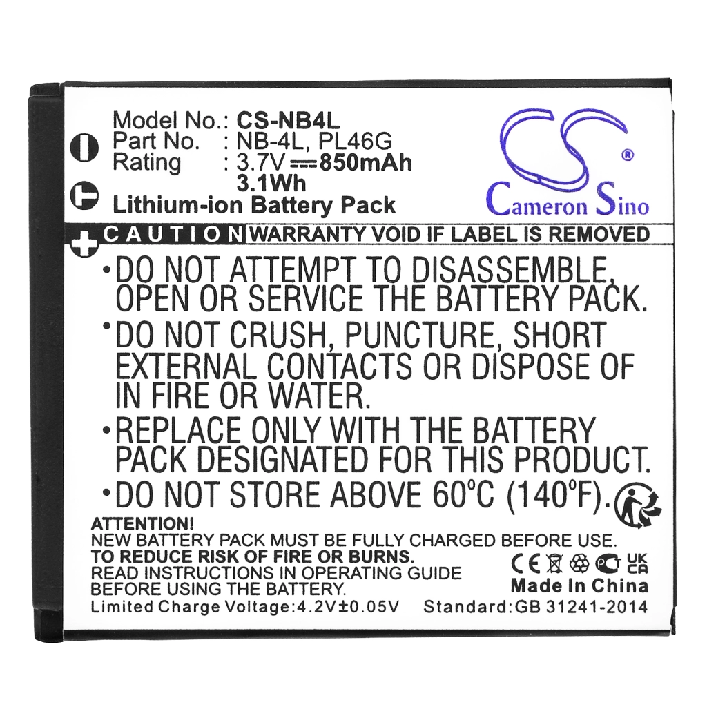 Camera Battery Canon PowerShot SD430 WIRELESS