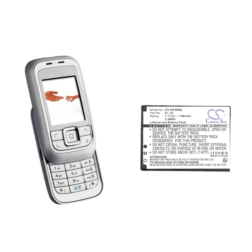 Baterie do telefonów komórkowych Nokia CS-NK4BML