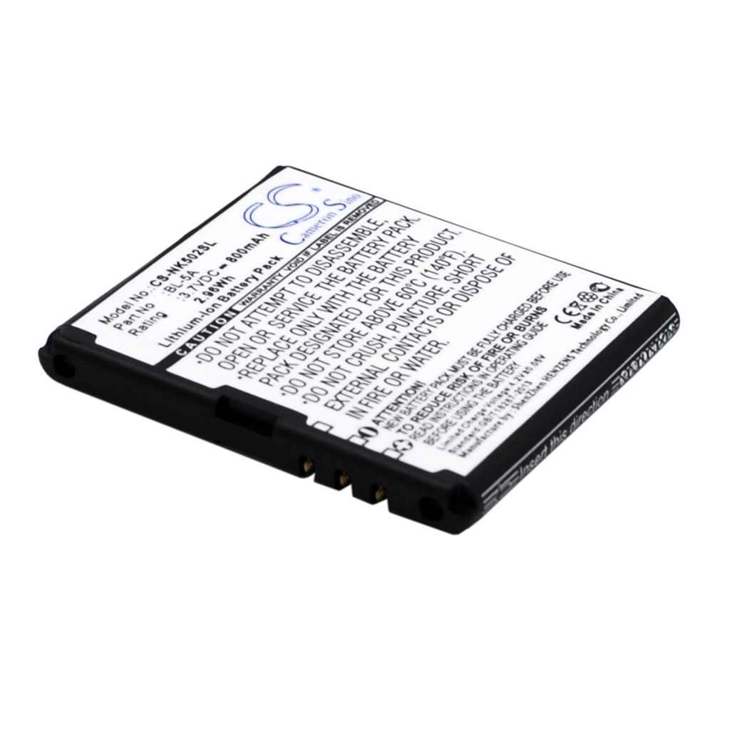 Baterie do telefonów komórkowych Nokia CS-NK502SL