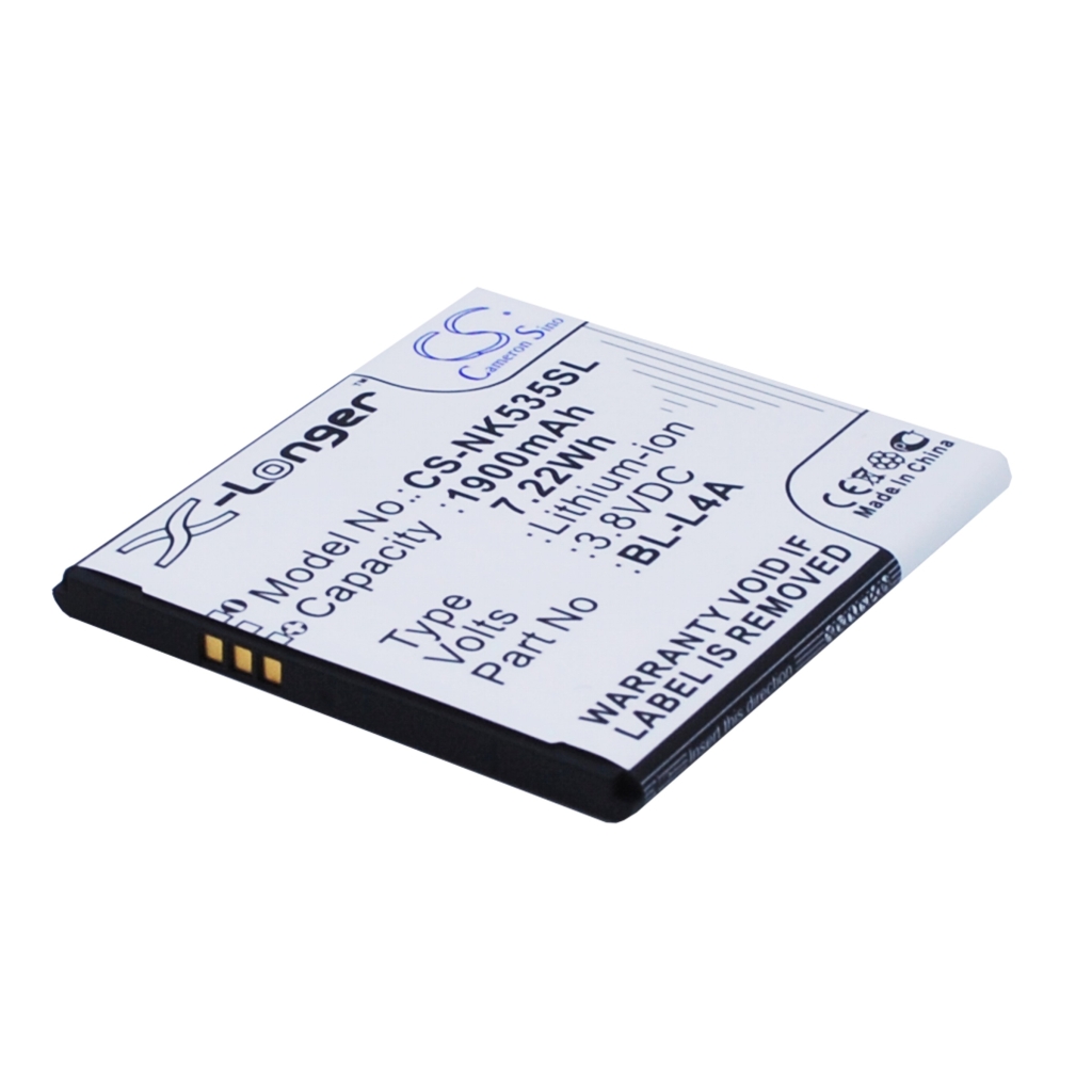 Bateria kompatybilny z Nokia Microsoft CS-NK535SL