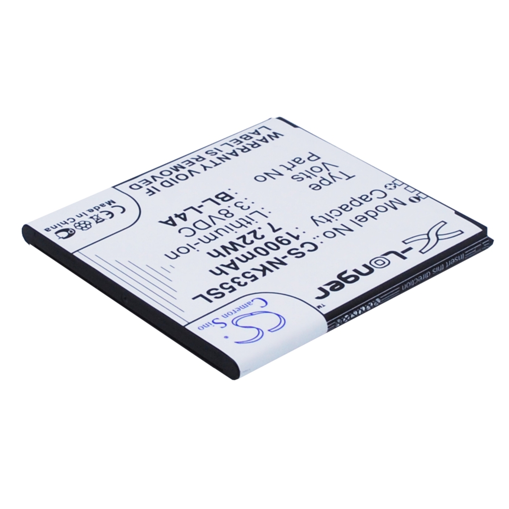 Bateria kompatybilny z Nokia Microsoft CS-NK535SL