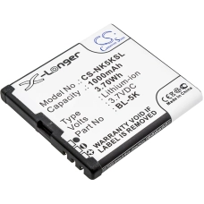 Compatible battery replacement for Explay BL-5K,BL7203