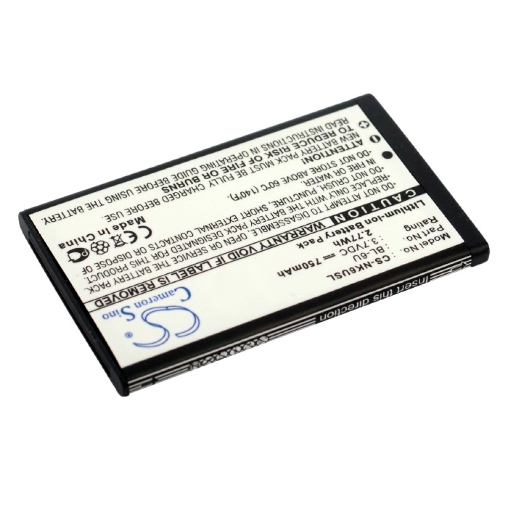 Baterie do telefonów komórkowych Nokia CS-NK6USL