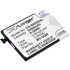 Kompatybilna wymiana baterii za Nokia BV-5QW