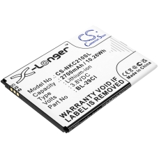 Kompatybilna wymiana baterii za Nokia BL-29CI,BL-29CL