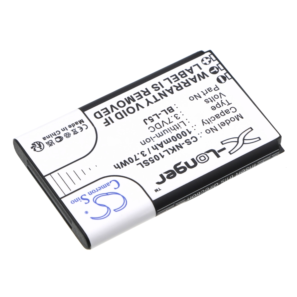 Baterie Zastępuje Nokia BL-L5J
