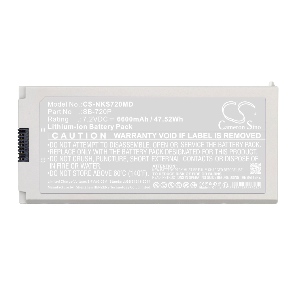 Bateria kompatybilny z Nihon Kohden CS-NKS720MD
