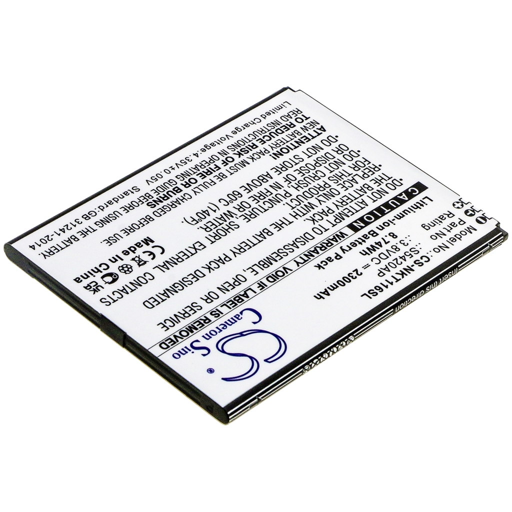 Compatible battery replacement for Nokia S5420AP