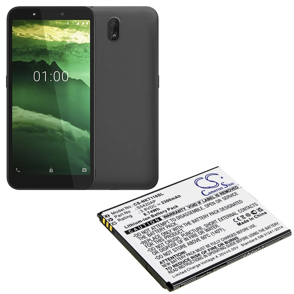 Compatible battery replacement for Nokia S5420AP