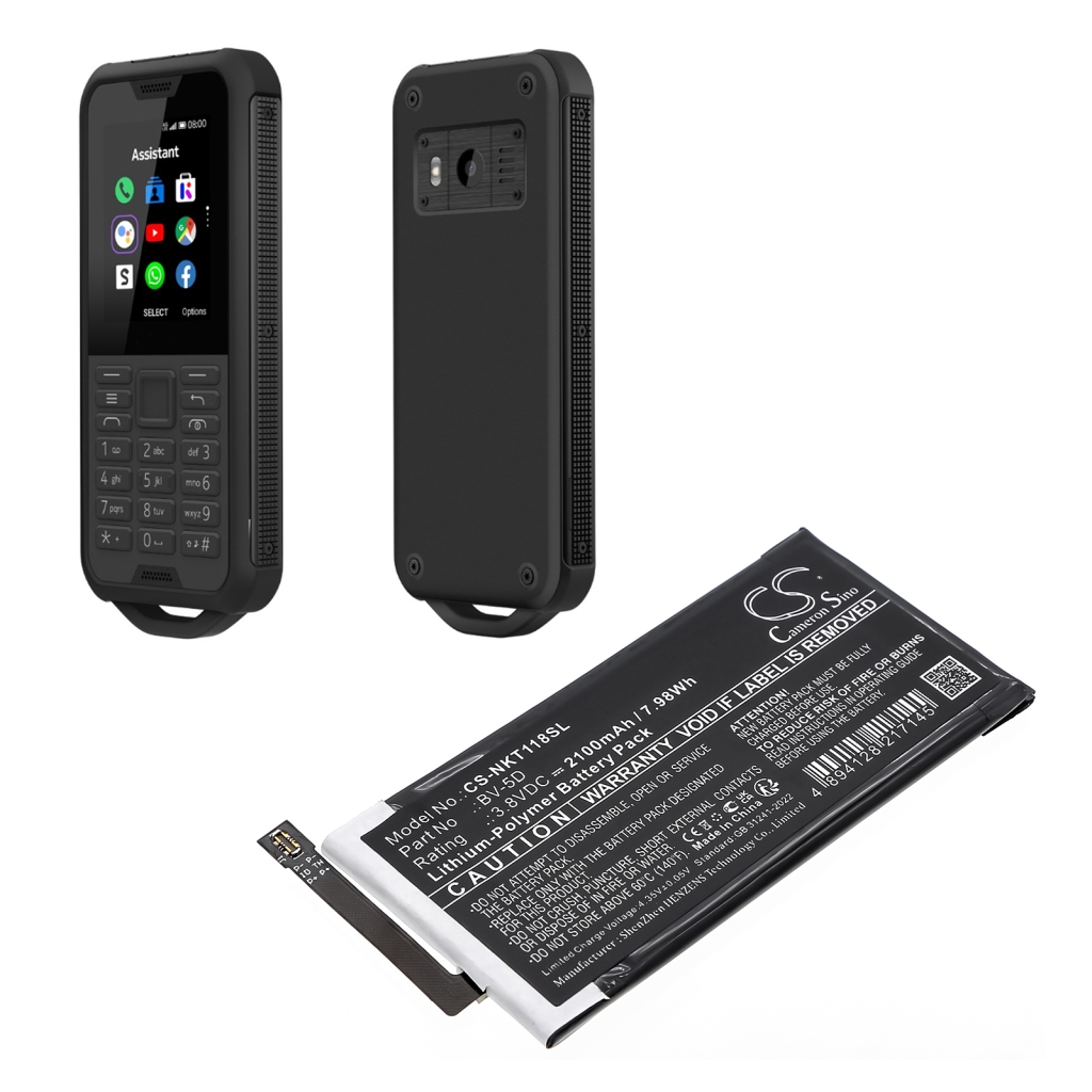 Baterie do telefonów komórkowych Nokia CS-NKT118SL