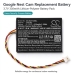 Baterie kompatybilny z Google Nest Cam CS-NLT130SL