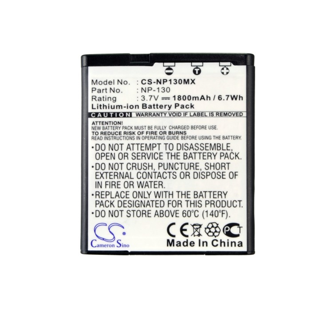 Camera Battery Casio Exilim EX-ZR1000BK