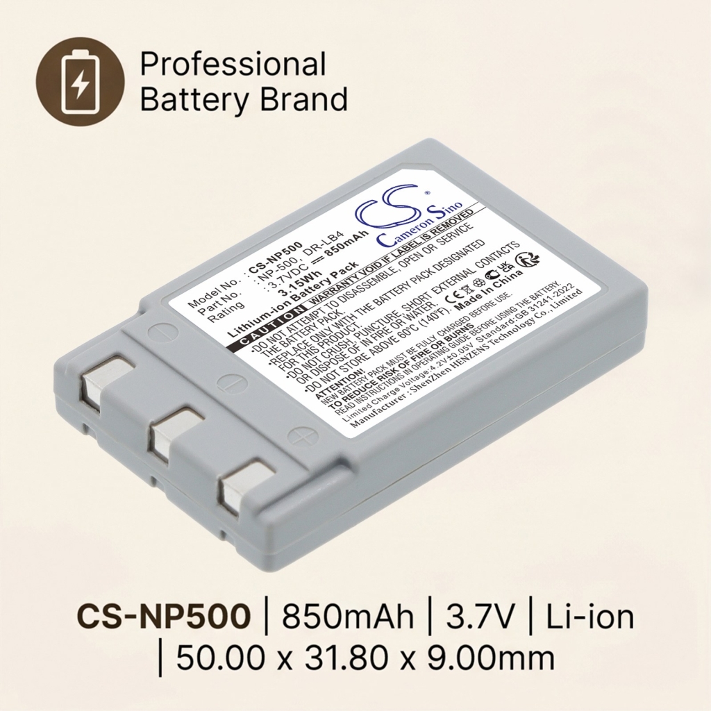 Battery compatible with KONICA MINOLTA CS-NP500