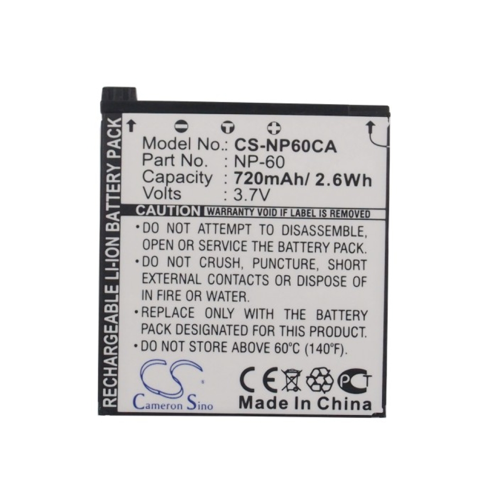 Camera Battery Casio Exilim Zoom EX-Z19LP