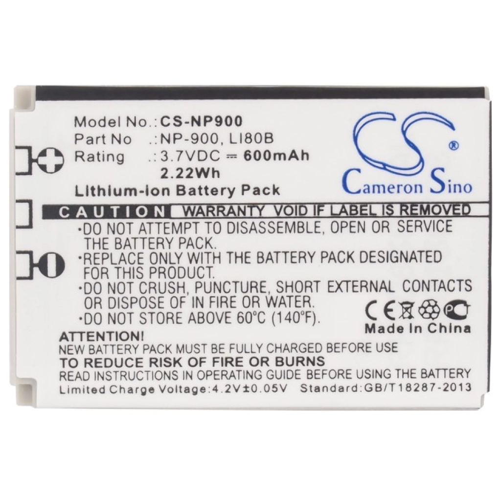 Camera Battery Prosio Slim Neo Xi