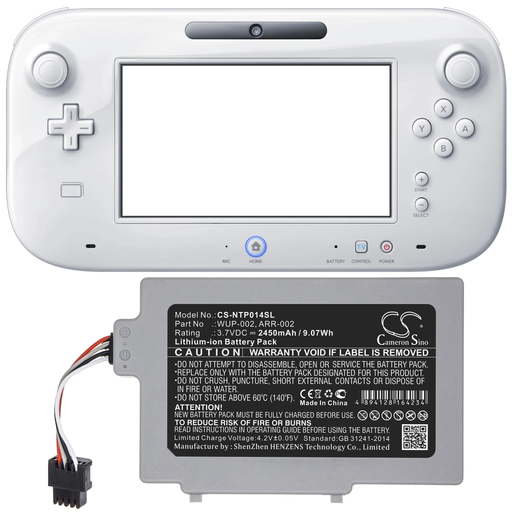 Baterie do konsoli do gier Nintendo CS-NTP014SL