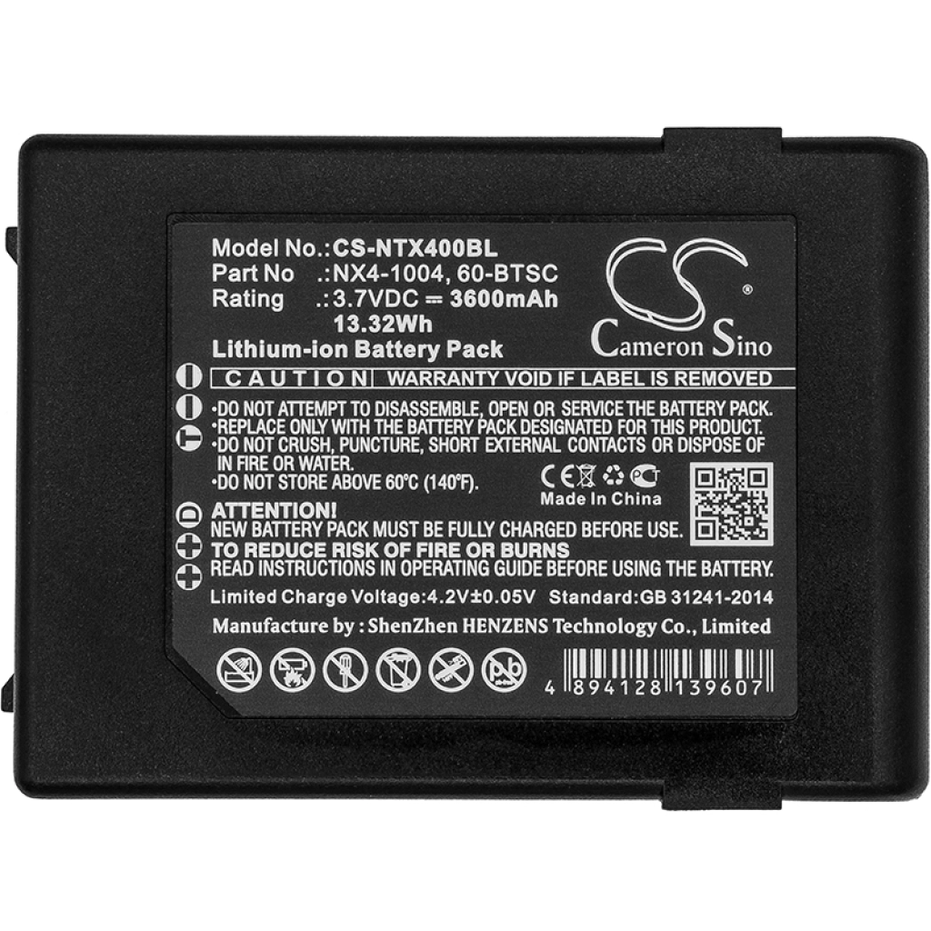 BarCode, Scanner Battery HandHeld CS-NTX400BL