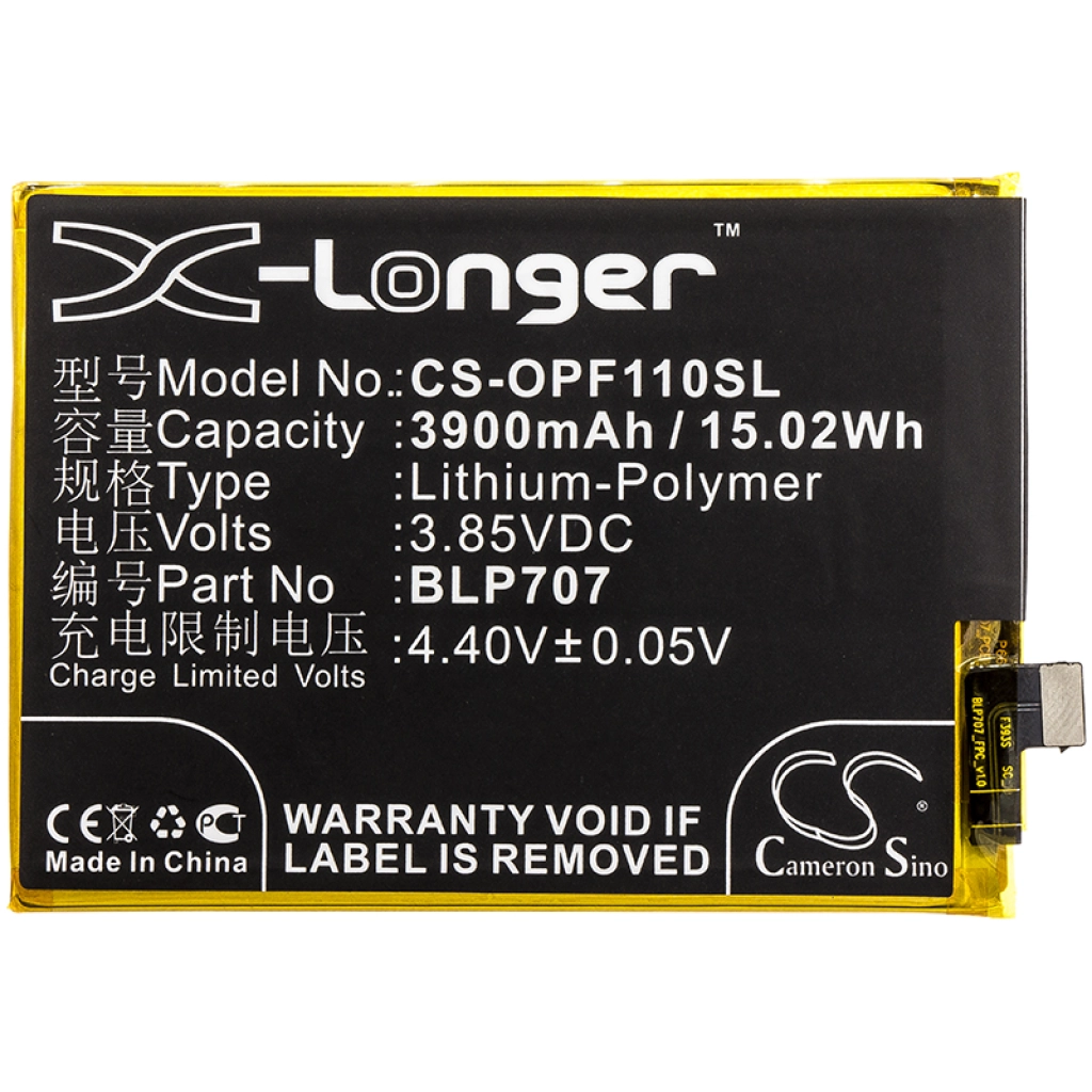 Baterie do telefonów komórkowych OPPO CS-OPF110SL