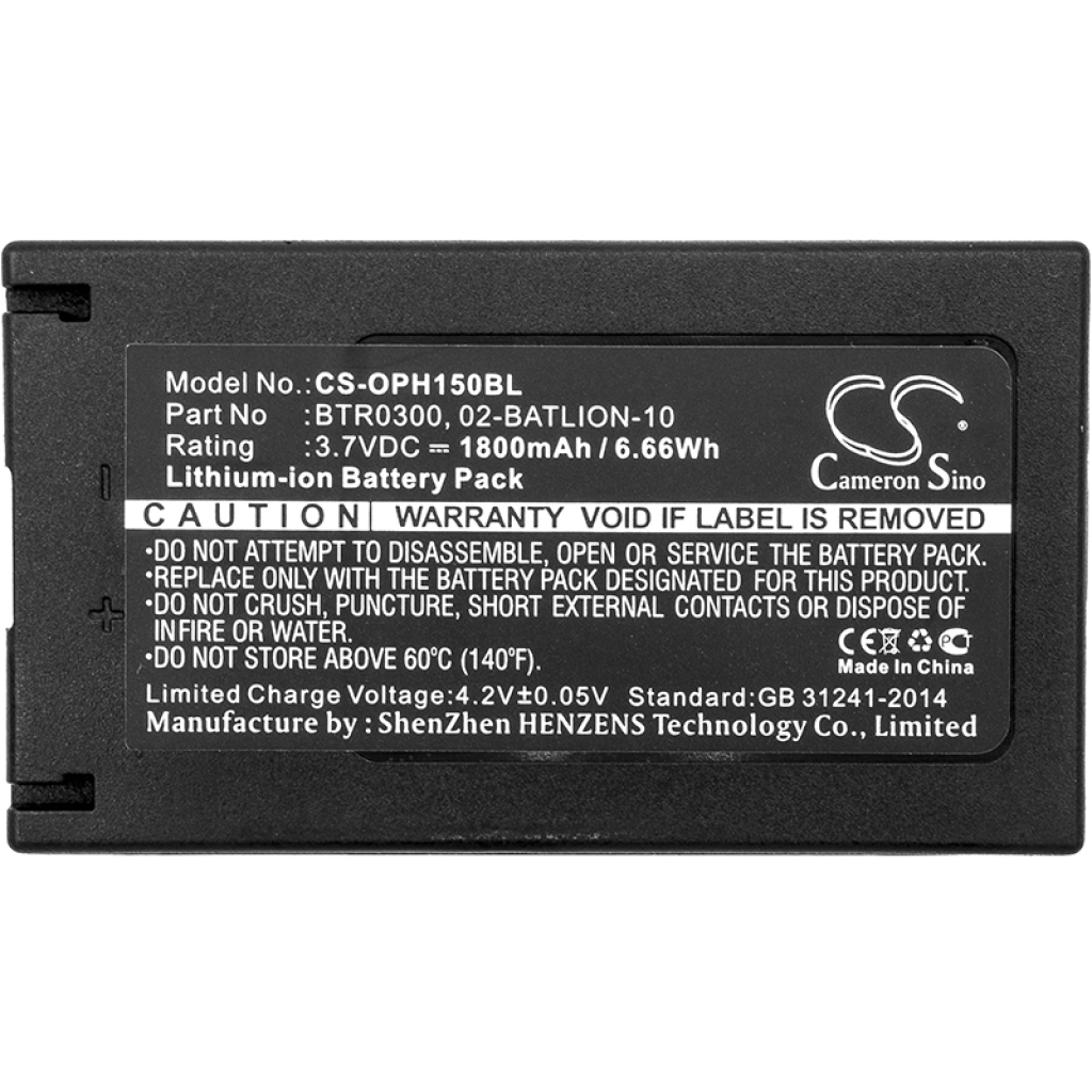 BarCode, Scanner Battery Opticon H-15a