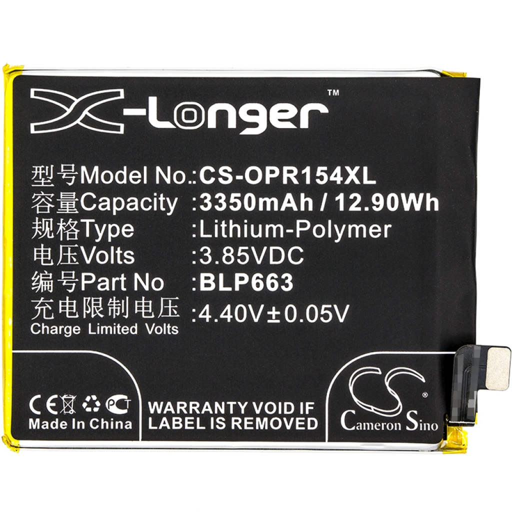 Bateria kompatybilny z OPPO CS-OPR154XL