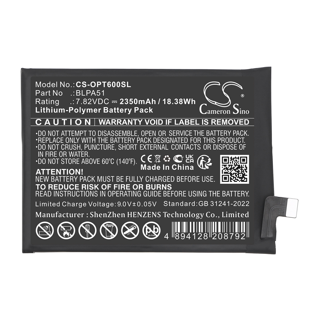 Mobile Phone Battery Realme CS-OPT600SL