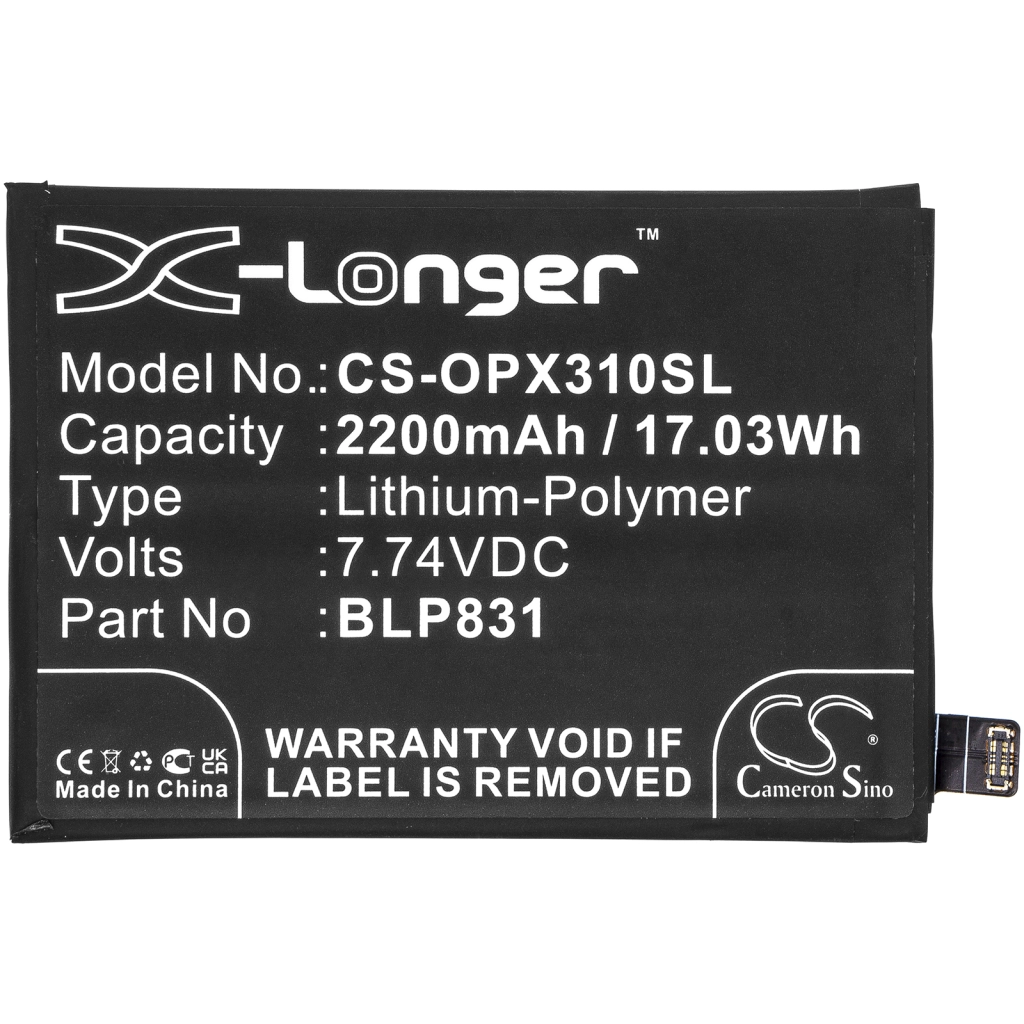 Mobile Phone Battery OPPO CS-OPX310SL