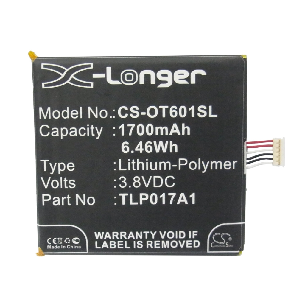 Mobile Phone Battery Alcatel CS-OT601SL