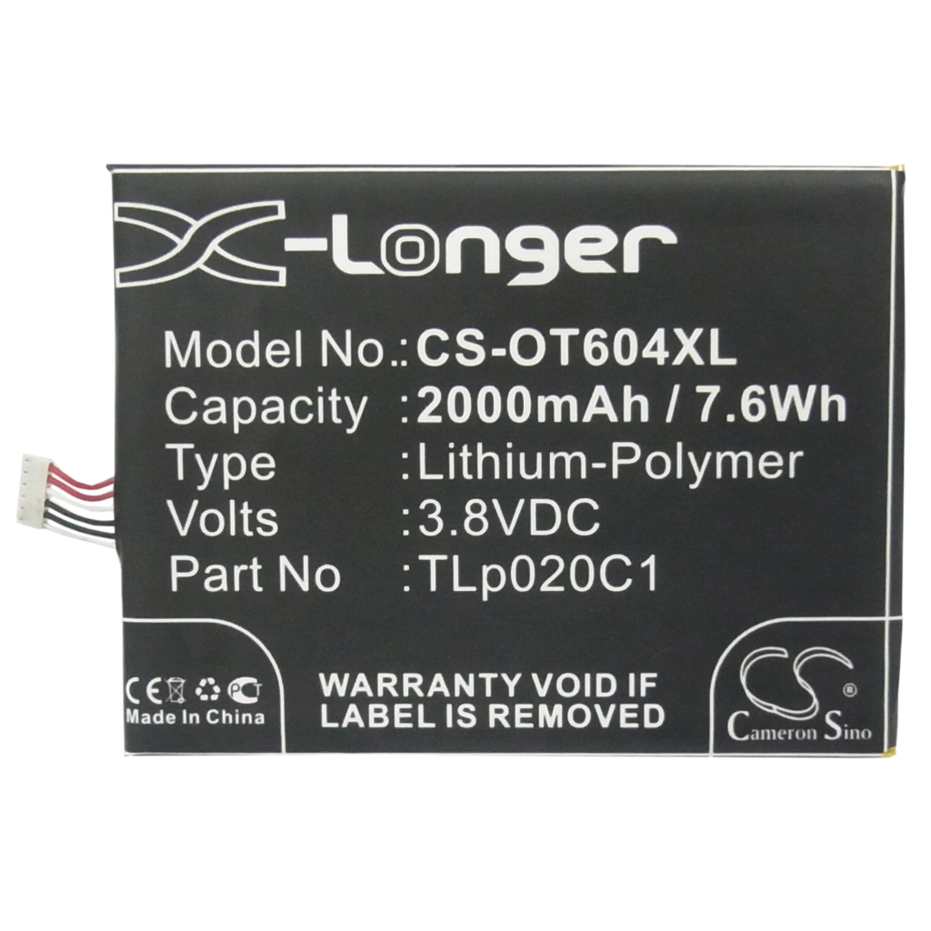 Mobile Phone Battery Alcatel 6039S-2AALUS7