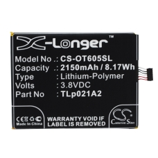 Kompatybilna wymiana baterii za Alcatel TLP021A2