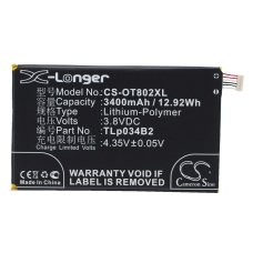 Kompatybilna wymiana baterii za Alcatel TLP034B1,TLP034B2