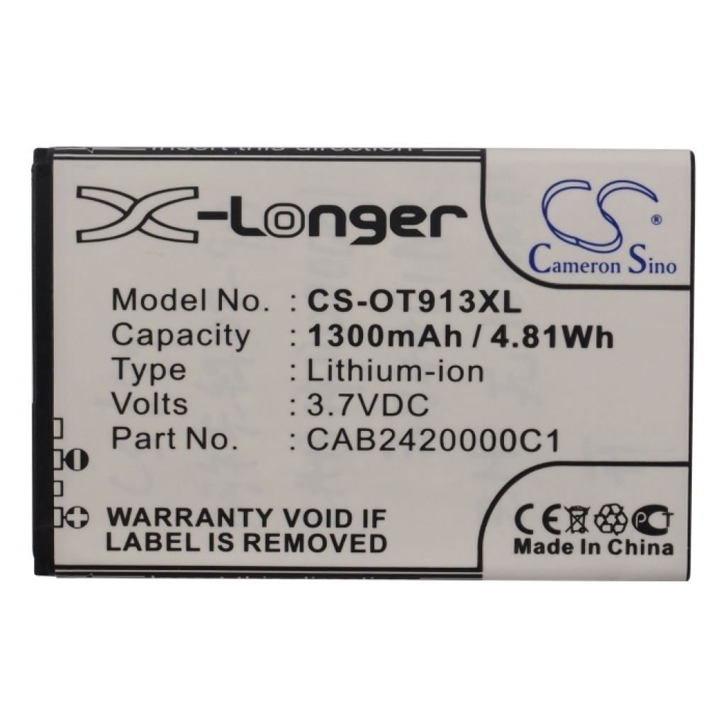 Bateria kompatybilny z Alcatel CS-OT913XL