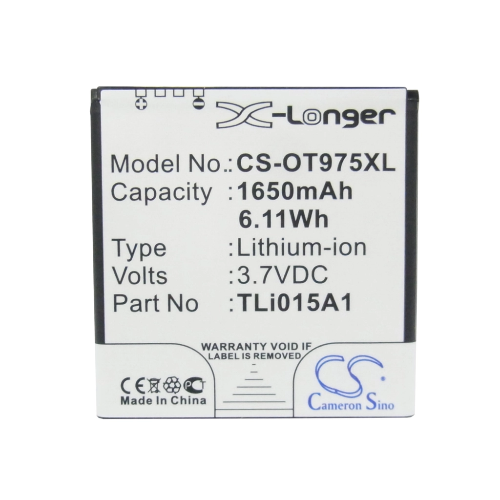 Mobile Phone Battery Alcatel One Touch 975N