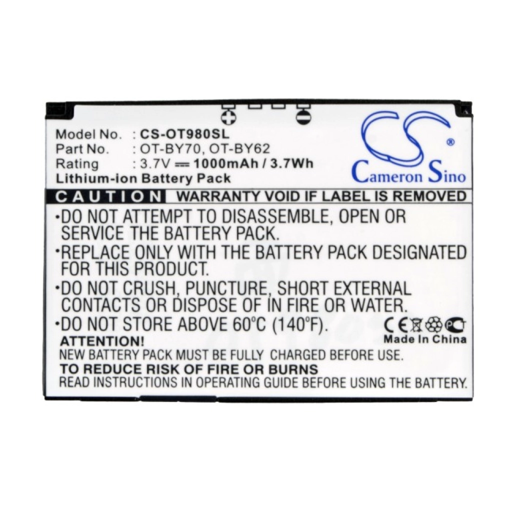 Mobile Phone Battery Alcatel One Touch 981