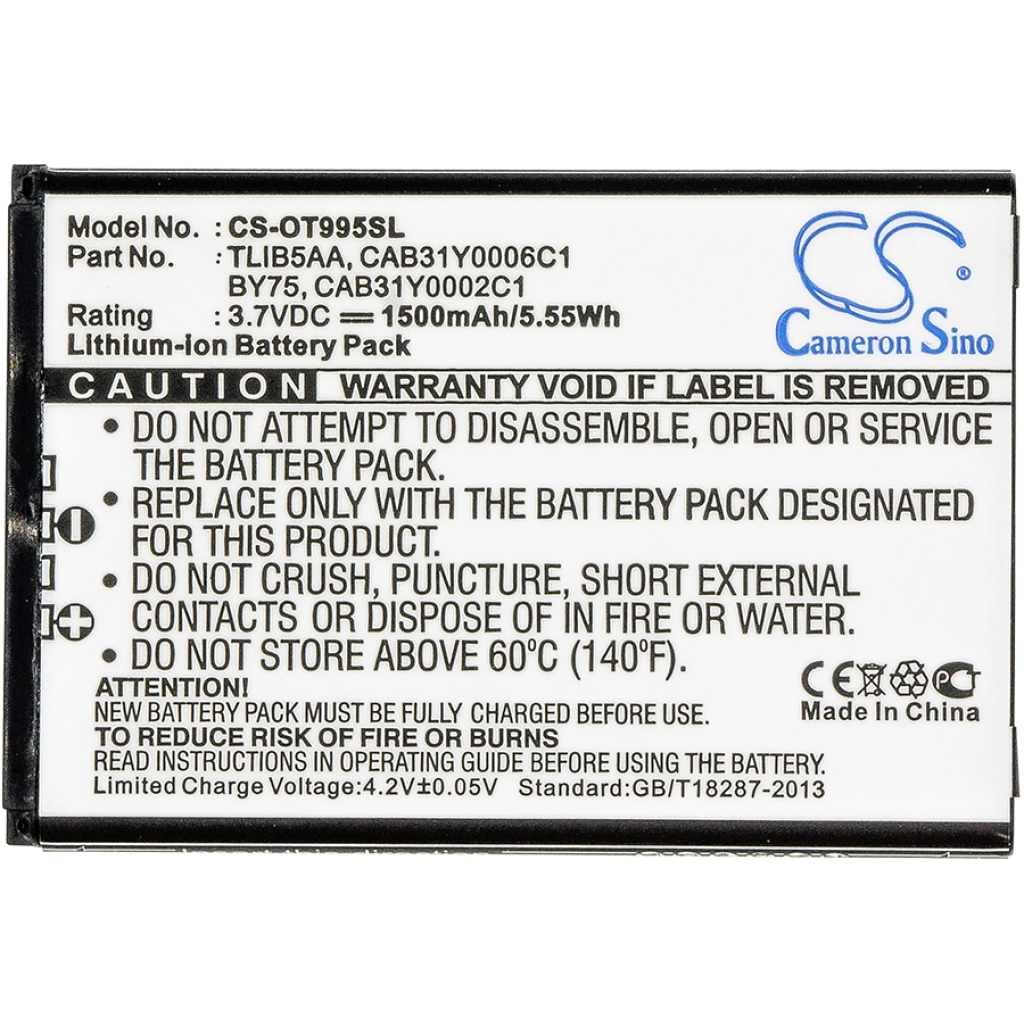 Mobile Phone Battery TCL W989