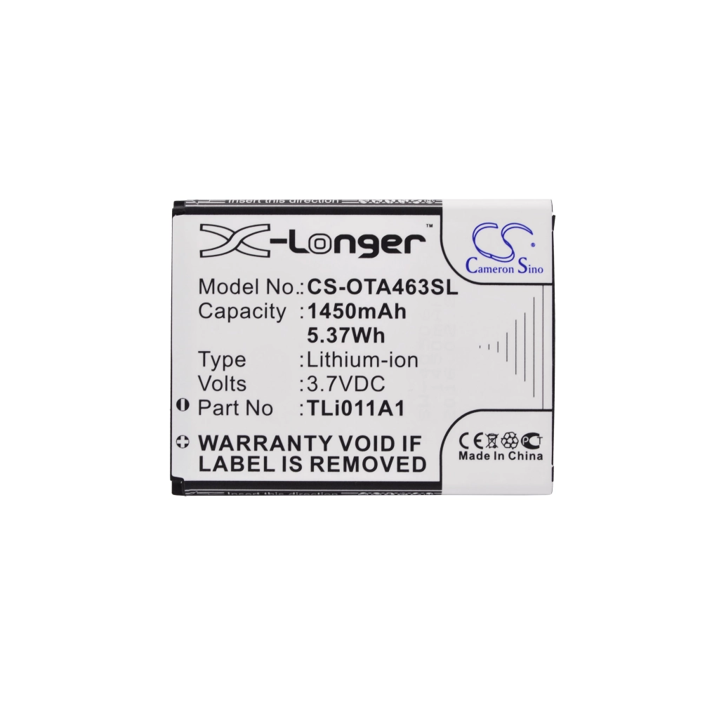 Compatible battery replacement for NET10 TLI011A1