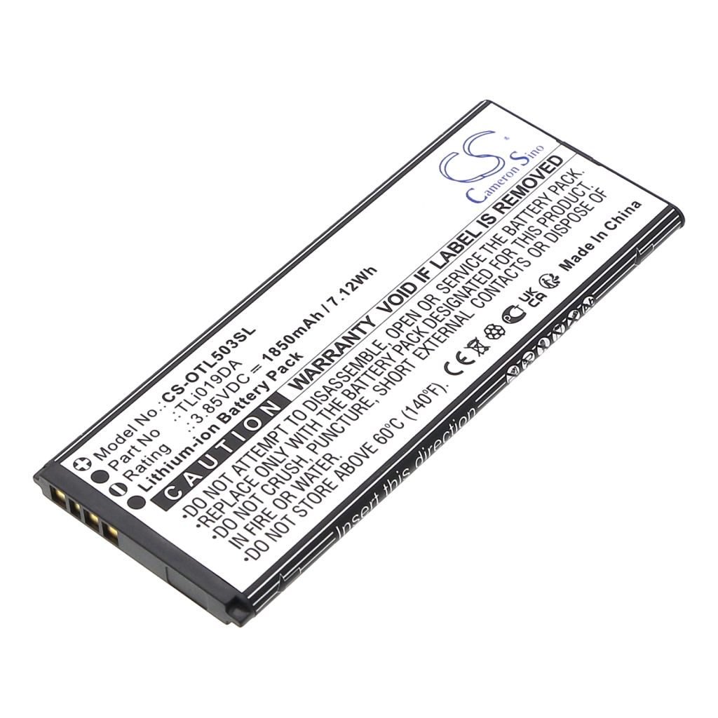 Compatible battery replacement for Alcatel TLI019DA