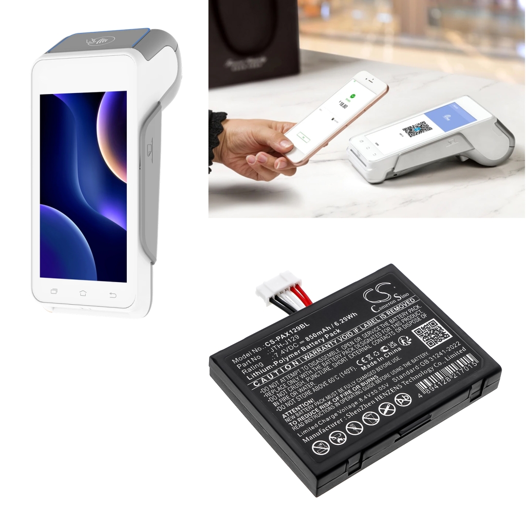 Payment Terminal Battery Pax CS-PAX129BL