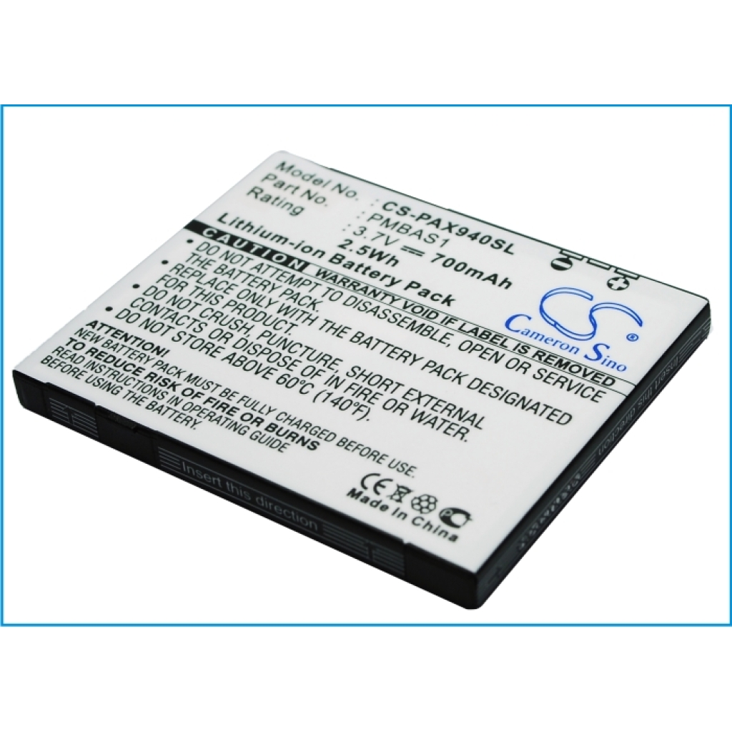 Baterie do telefonów komórkowych Panasonic CS-PAX940SL