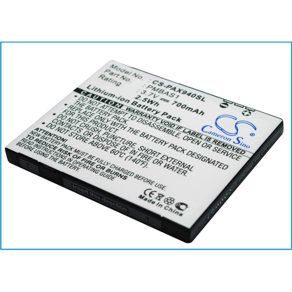 Baterie do telefonów komórkowych Panasonic CS-PAX940SL