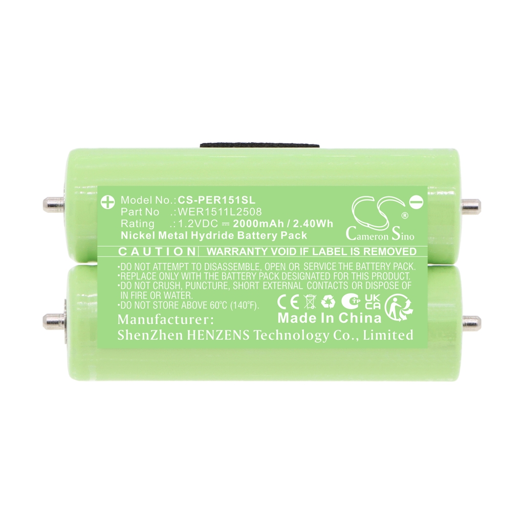 Battery compatible with Braun Panasonic CS-PER151SL
