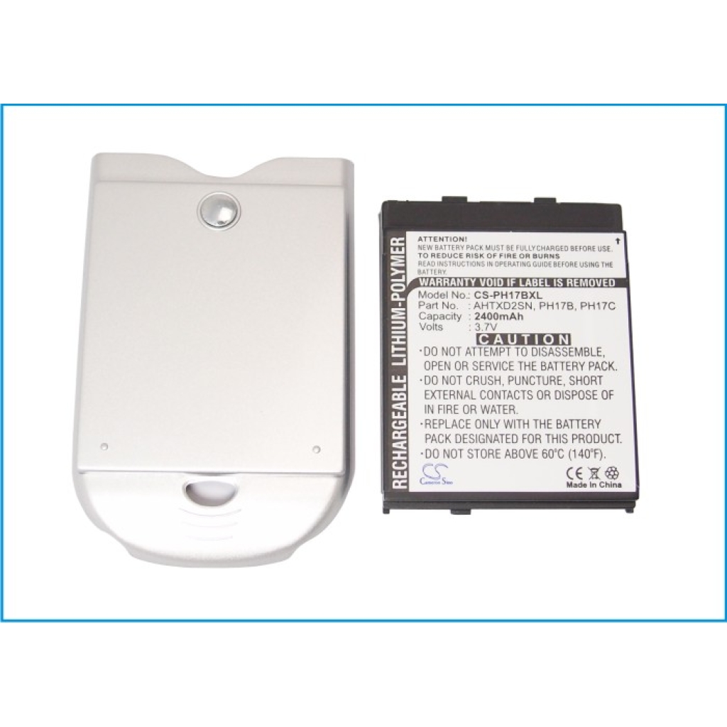 Bateria kompatybilny z Vodafone HTC AT&T O2 Orange T-Mobile DOPOD ERA i-Mate Krome MWG Qtek Telefonica Wallaby CS-PH17BXL