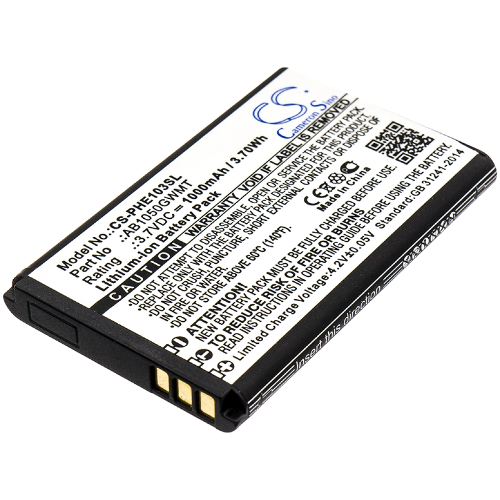 Baterie do telefonów komórkowych Philips CS-PHE103SL