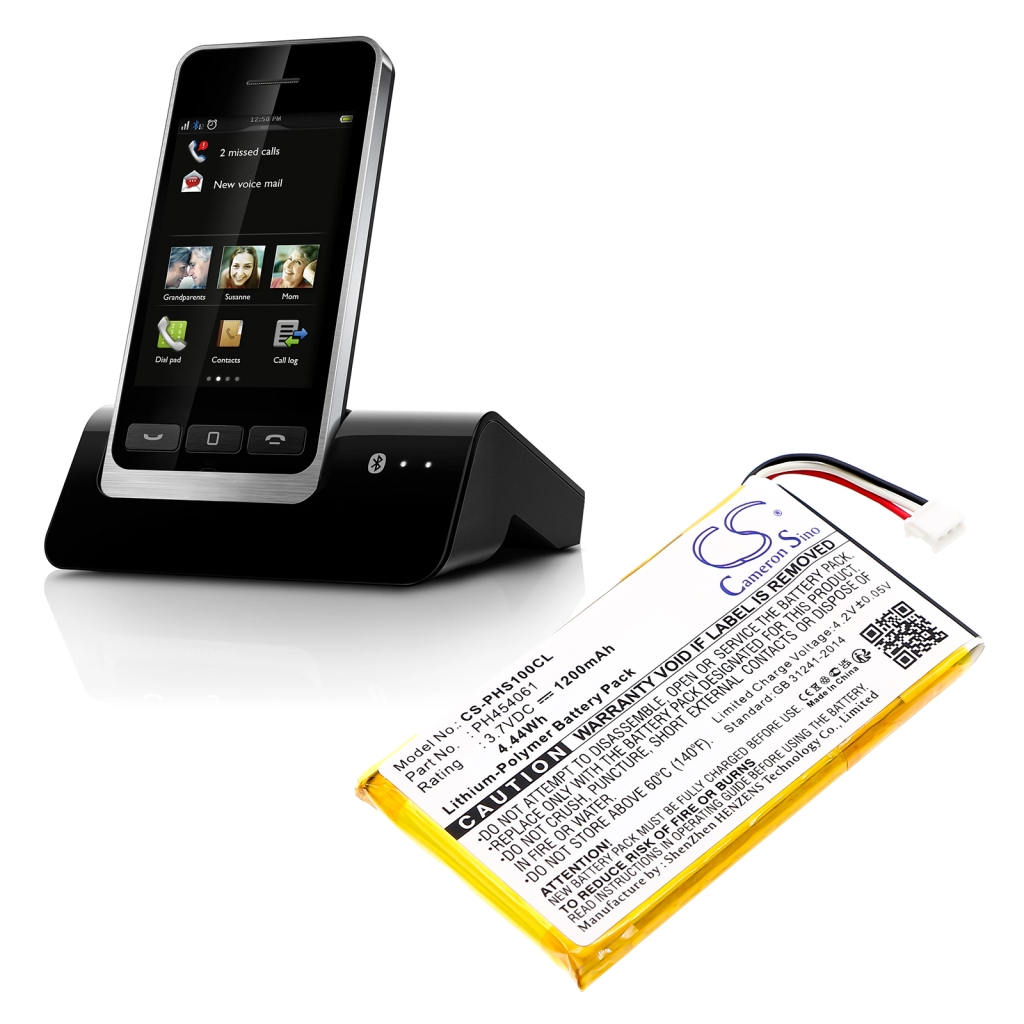 Philips Cordless Phone Battery CS-PHS100CL