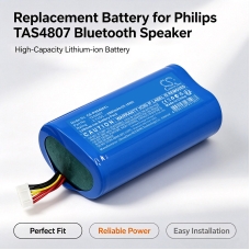 Compatible battery replacement for Philips TAS4807